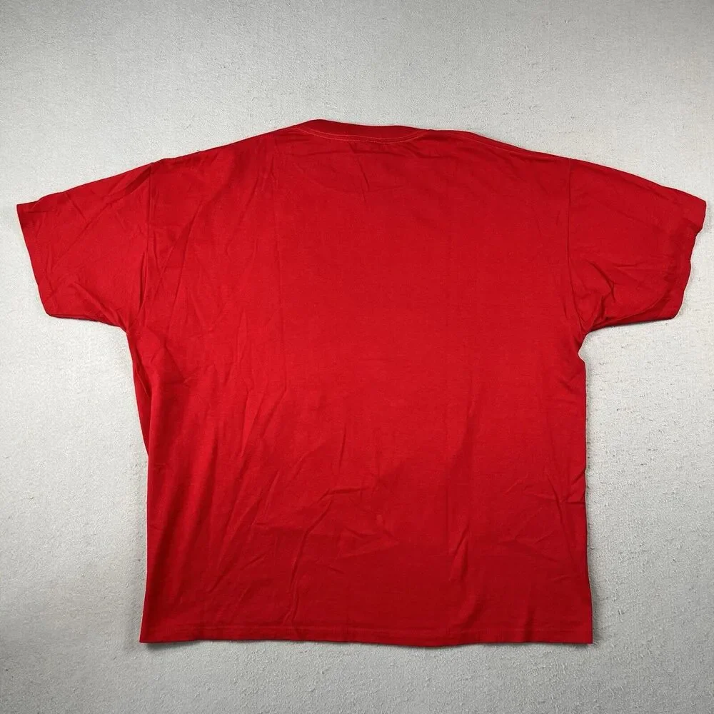 Vintage Y2K United Stated Marine Corp USMC Semper Fi Shirt Men's 2XL Red - Picture 14 of 16